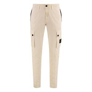 STONE ISLAND Tapered Fit Cargo Trousers Men SAND Pants